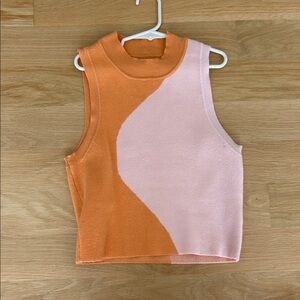Pacsun pink and orange tank top